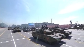 SMG Shanghai TV - China Victory Day Parade 2015 : Full Armoured Vehicles Segment [720p]