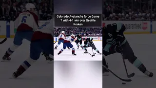 Colorado Avalanche force Game 7 with 4-1 win over Seattle Kraken