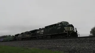 4/27/24 [4K] NS doublestack container train 20X at Cresson PA #shorts #short #video #viral #shorts