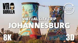 Guided VR Tour of Johannesburg, South Africa - Virtual City Trip -  8K 360 3D