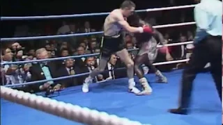 boxing match  ended in the last round    | Thames News Archive Footage