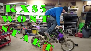 KX 85 Wont Start! What could be wrong? Lets find out Together...