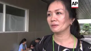 Reactions from relatives of AirAsia crash victims and families of still missing Malaysia Airlines pl