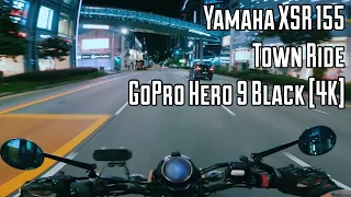 Yamaha XSR 155 ASMR Night Ride in Town (Singapore) [4K]