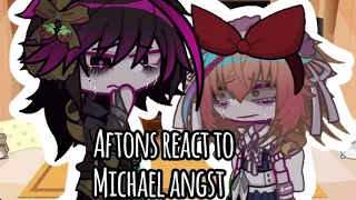 Aftons react to Michael angst||FNAF||GACHA||GACHALIFE||CAPTION||