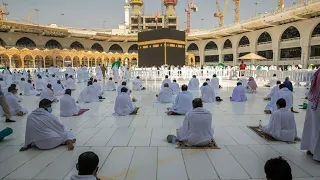 7th Ramadan Makkah Live Khana e Kaba Tawaf live | Cleaning Makkah Rain