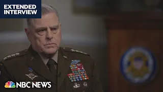 Gen. Mark Milley, retired Joint Chiefs of Staff Chairman sits down with Lester Holt