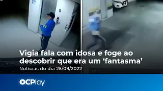 Vigia fala com idosa e foge ao descobrir que era um ‘fantasma’