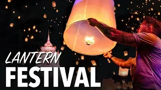 LANTERN FESTIVAL IN CHIANG MAI THAILAND - Yi Peng Lantern Festival