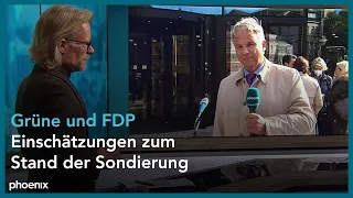 Einschätzungen zum Stand der Vorsondierungen zwischen Grünen und FDP am 01.10.21