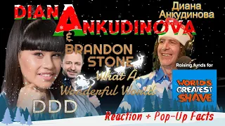 Ep 107: Diana Ankudinova & Brandon Stone - What A Wonderful World - Reaction + Pop-Up Facts