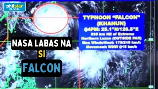 PAGASA Weather Update:  Typhoon Falcon umexit na ng PAR