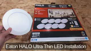 Eaton Halo Ultra Thin LED Light Installation