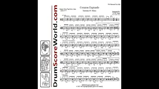 Drum Score - Santana - Corazon Espinado (preview)