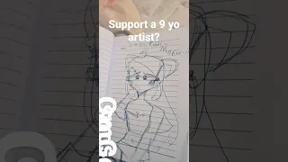 Support a young artist?#trend #tiktok #art Cr to: @Kawaii Maru-!!