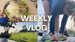 VLOG | run recovery, what I eat in a day, beach time in CA!