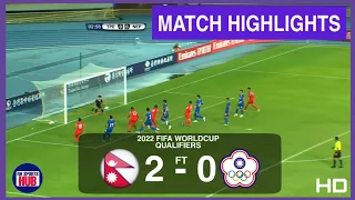 HIGHLIGHTS: Nepal 2-0 Chinese Taipei | 2022 FIFA Worldcup Qualifier