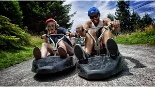 High Speed Luge in 4k! | DEVINSUPERTRAMP