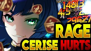 Cerise but she does 30% MORE DAMAGE on debuffed enemies - Epic Seven