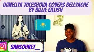 [DANELIYA TULESHOVA REACTION] Daneliya Tuleshova - Bellyache / Billie Eilish cover / live