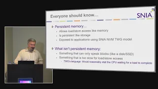 SDC EMEA 2019 - Persistent Memory - Industry Status and Update