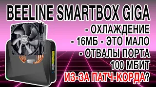 Beeline SmartBox Giga | охлаждение | 16МБ - это мало | опять про отвалы порта 100 мбит