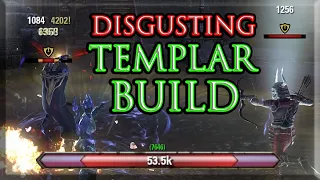 This Build Has 53k Health And DISGUSTING Damage ❤ Templar PvP Build Guide / Gameplay - ESO High Isle
