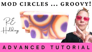 Mod Circles 3-Color Soap Technique [ADVANCED TUTORIAL]