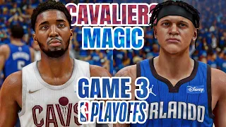 MAGIC vs CAVALIERS GAME 3 - 2024 NBA PLAYOFFS - NBA 2K24 (PS5) [4K UHD]