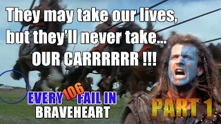 Every Movie Mistake in Braveheart that You Never Noticed Part 1/2