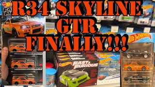 Finally found the fast and furious R34 SKYLINE! FAST & FURIOUS 5-PACKS,10-PACKS! HOT WHEELS PEG HUNT