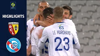 RC LENS - RC STRASBOURG ALSACE (0 - 1) - Highlights - (RCL - RCSA) / 2021-2022