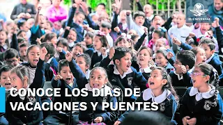 Así quedaría el calendario escolar 2024-2025 de la SEP