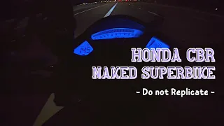 Honda CBR1000R Delkevic PURE SOUND *POV* [4K] | Night HIGH WAY RIDE.