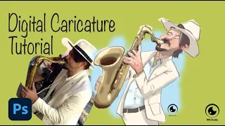 How To Draw Caricature of Daniele Vitale Sax