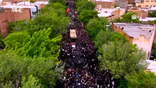 Rijeka ljudi na sahrani iranskog predsjednika Raisija! Iran naredio sprovođenje istrage nesreće!