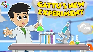 Gattu's new experiment | Gattu in Science Lab | Animated Stories | English Cartoon | PunToon Kids