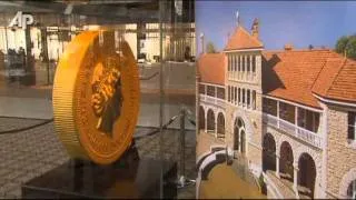 Raw Video: World's Largest Gold Coin