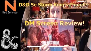 D&D 5e | Storm King's Thunder DM Screen Review | Nerd Immersion