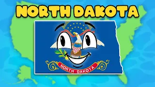 Explore The Midwestern State Of North Dakota! | US States For Kids | KLT GEO