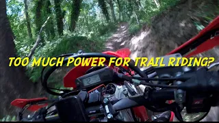 CRF450RL Dual Sport Trail Riding and Hill Climbs!