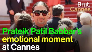 Prateik Patil Babbar’s emotional moment at Cannes