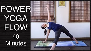 Power Vinyasa Flow Yoga Class  - 40 Minutes (Intermediate)