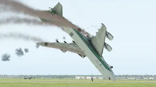 Veteran B747 Pilot Makes Insane Emergency Landing After Bird Strike | XP11