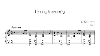 The sky is dreaming | Jazz piano composition