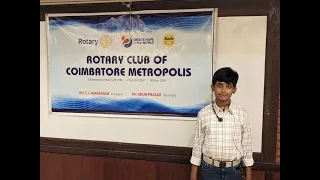 AI, Explained | Talk at Rotary Club of Coimbatore Metropolis | The Funtastic Academy By Ayush Prasad