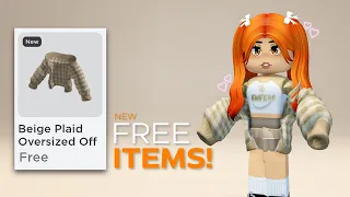 NEW FREE ITEMS YOU MUST GET IN ROBLOX!🤩🥰😜