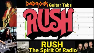 The Spirit Of Radio - Rush - Guitar + Bass TABS Lesson
