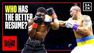 DOES ANTHONY JOSHUA HAVE A BETTER BOXING RESUME THAN FURY & WILDER? | The DAZN Boxing Show