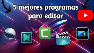 5 mejores programas para editar videos en PC - 2023✔️